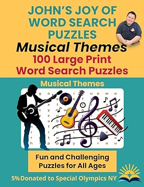 John's Joy of Word Search Puzzles: Musical Themes
