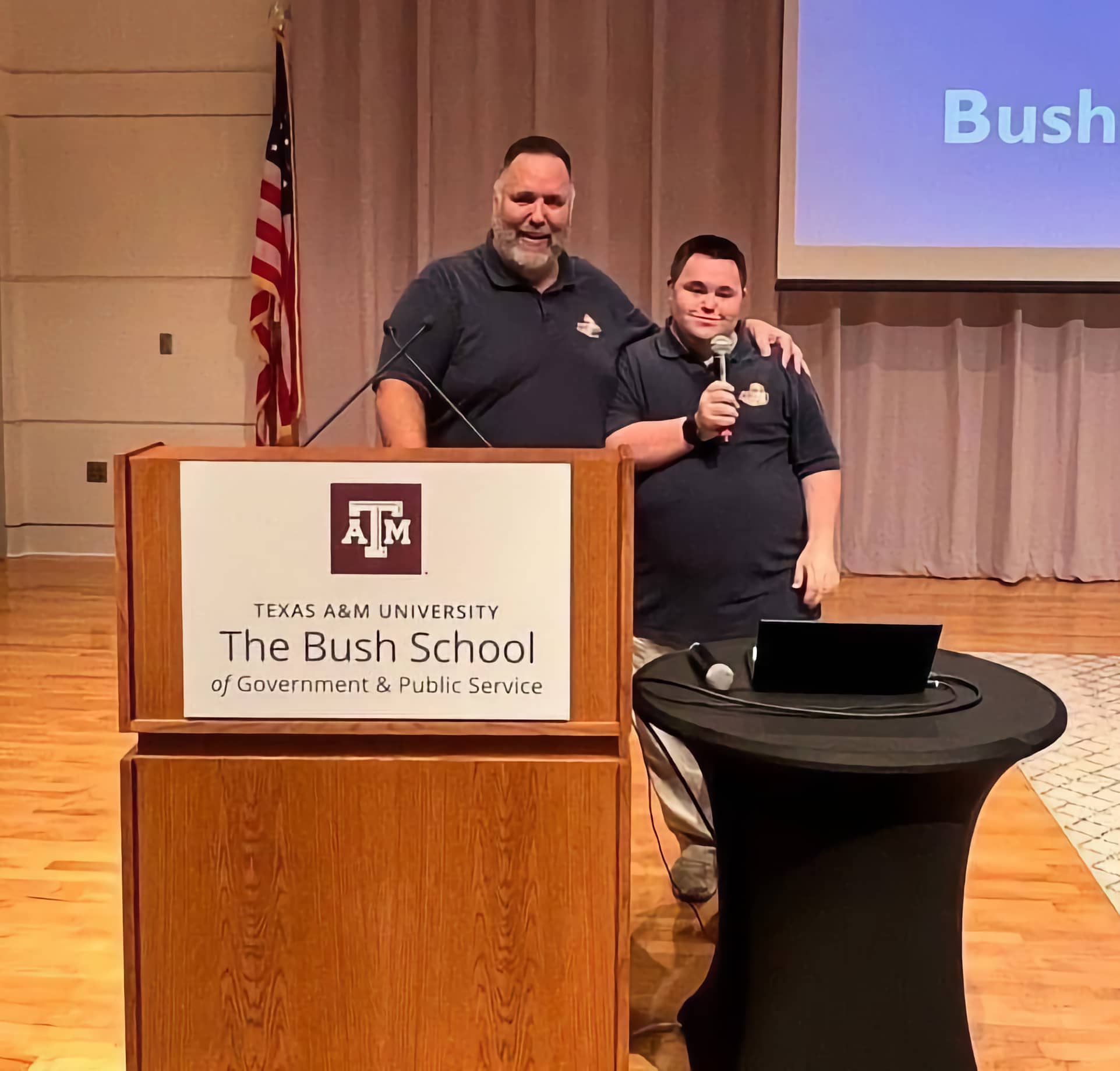 Speaking at Texas A&M