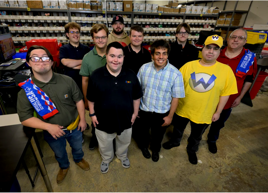 Sock wranglers at John's Crazy Socks: seeing strengths, not flaws